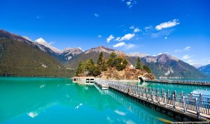 wisata alam pegunungan Tibet