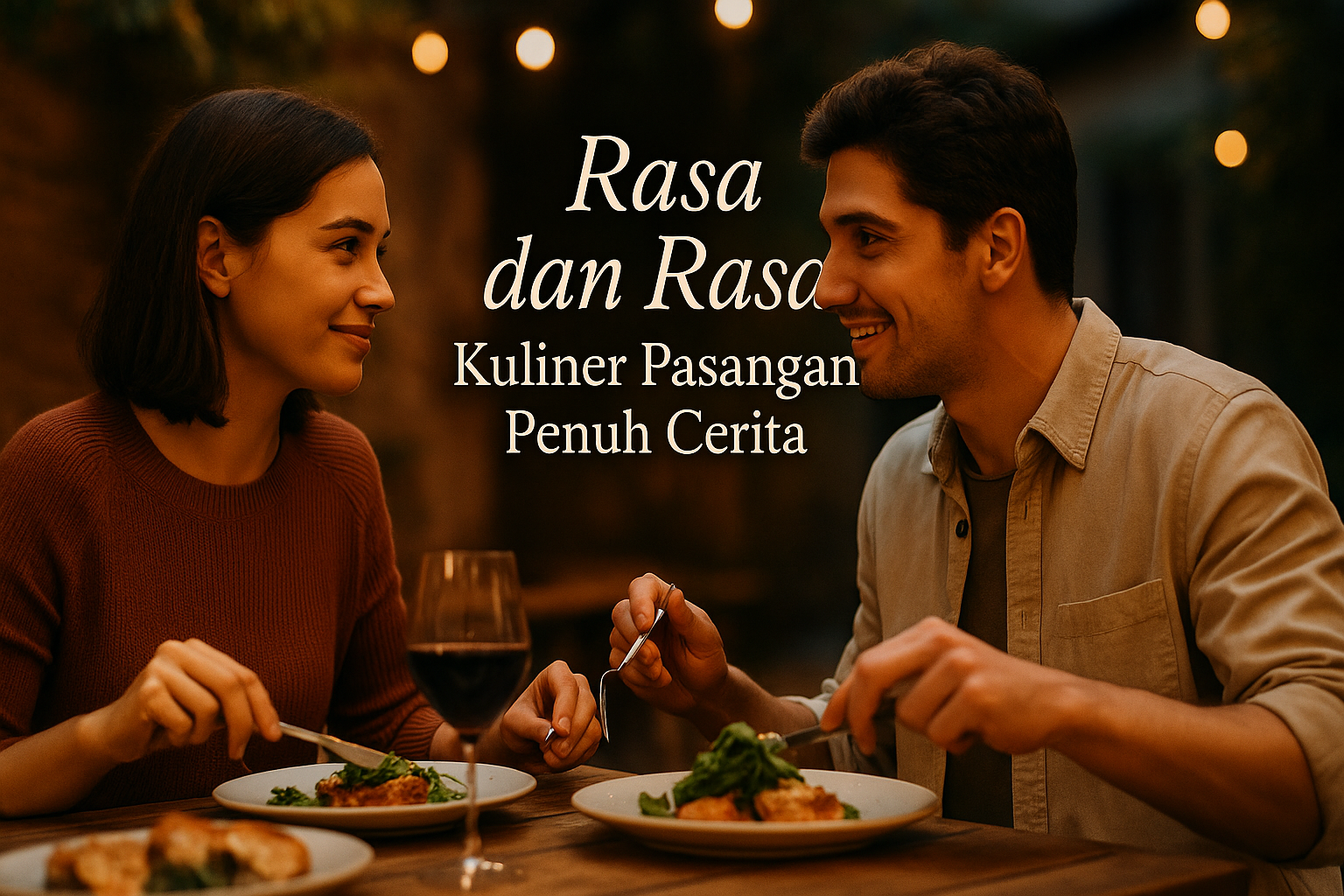 Maka, setiap rasa yang dikecap bersama menjadi bagian dari sejarah cinta itu sendiri.