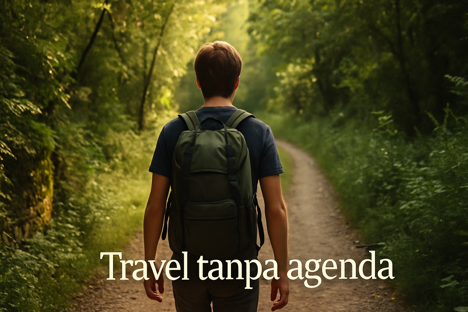 Travel tanpa agenda adalah bentuk kecil dari keberanian ,berani tersesat, berani diam, dan berani membiarkan perjalanan membentukmu, bukan sebaliknya.